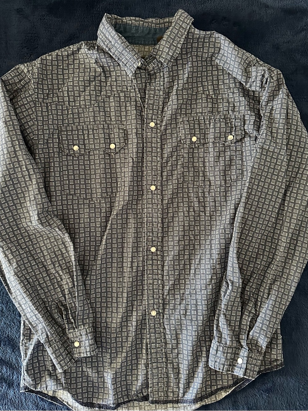 Roper Arrow Patterned Kids Button-Down Shirt